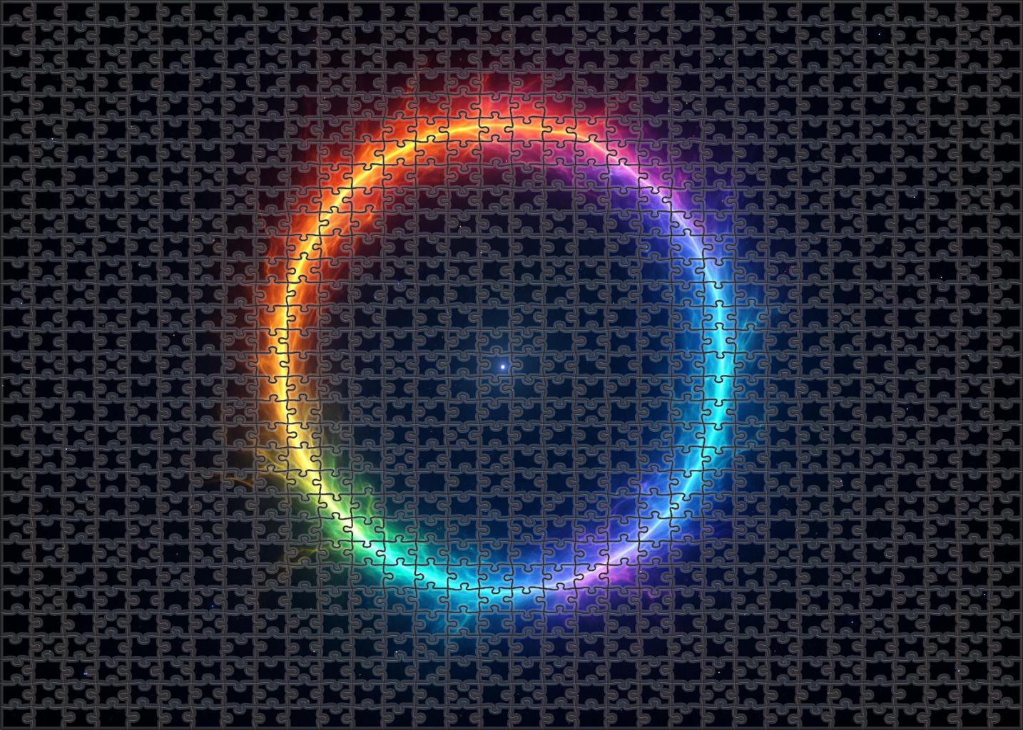 Celestial Fireworks Halo Family Puzzles