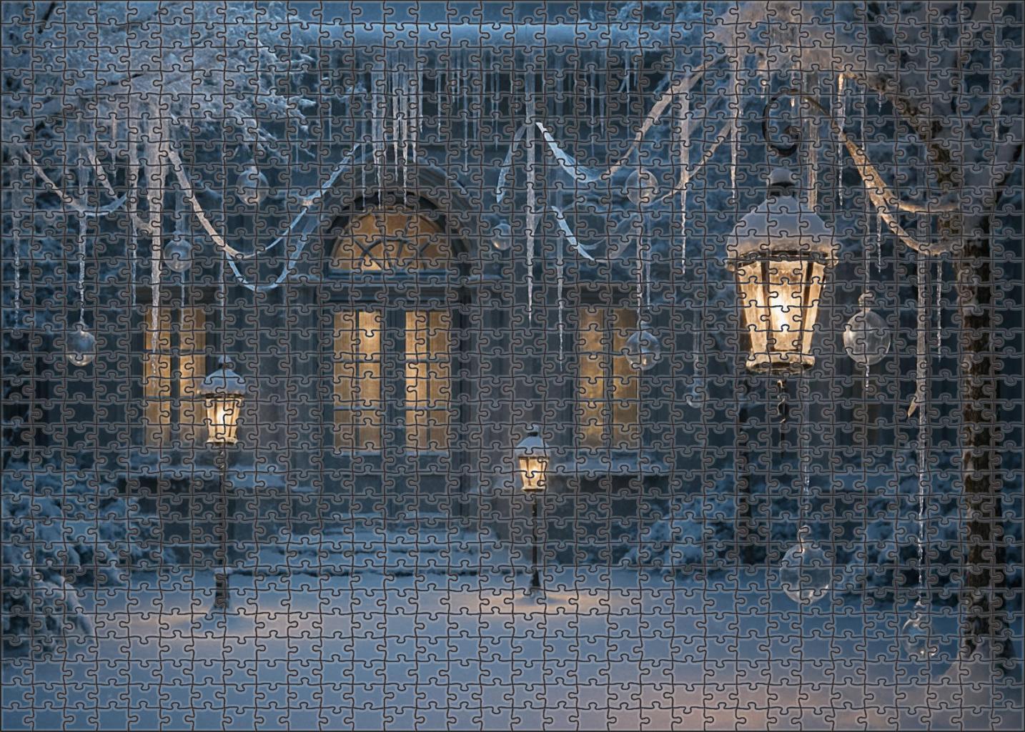 Icicle Glow Gathering Puzzle For Adults