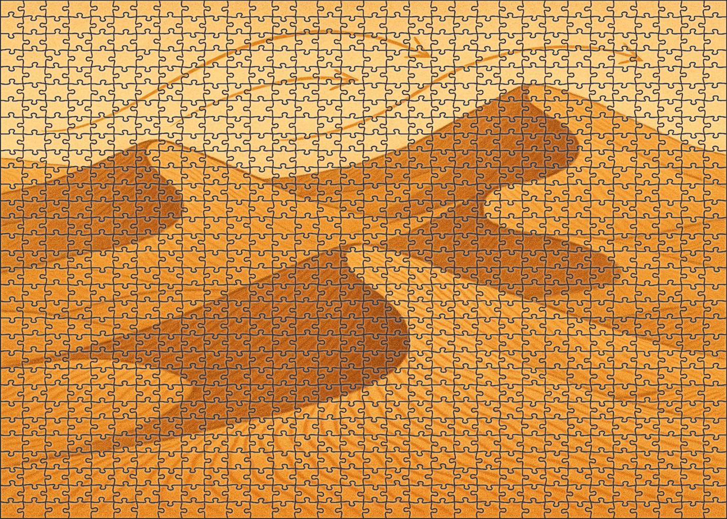 Desert Dune Morphology And Wind Shadow Map Challenging Puzzles