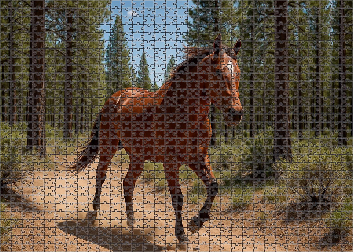 Cinnamon Trailblazer Energetic Sorrel Gelding For Endurance 500 Piece Puzzle
