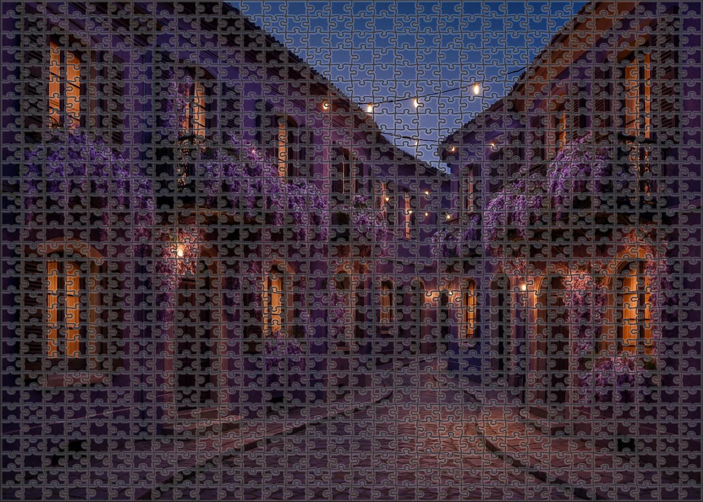 Amethyst Crescent Custom Jigsaw Puzzle