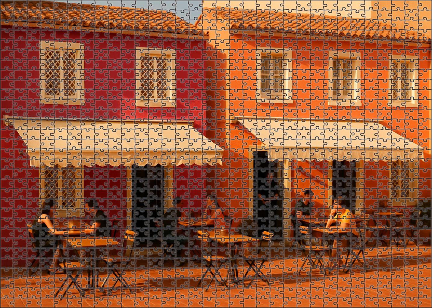 Cerise Walkway Custom Jigsaw Puzzle