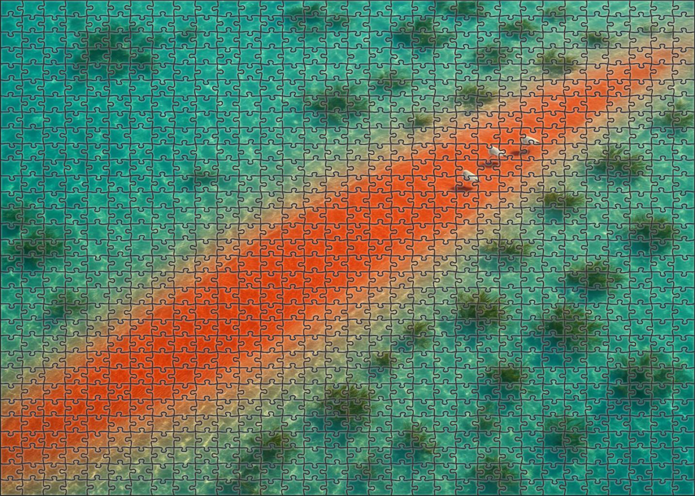 Crimson Sandbar Mirage 300 Piece Puzzle