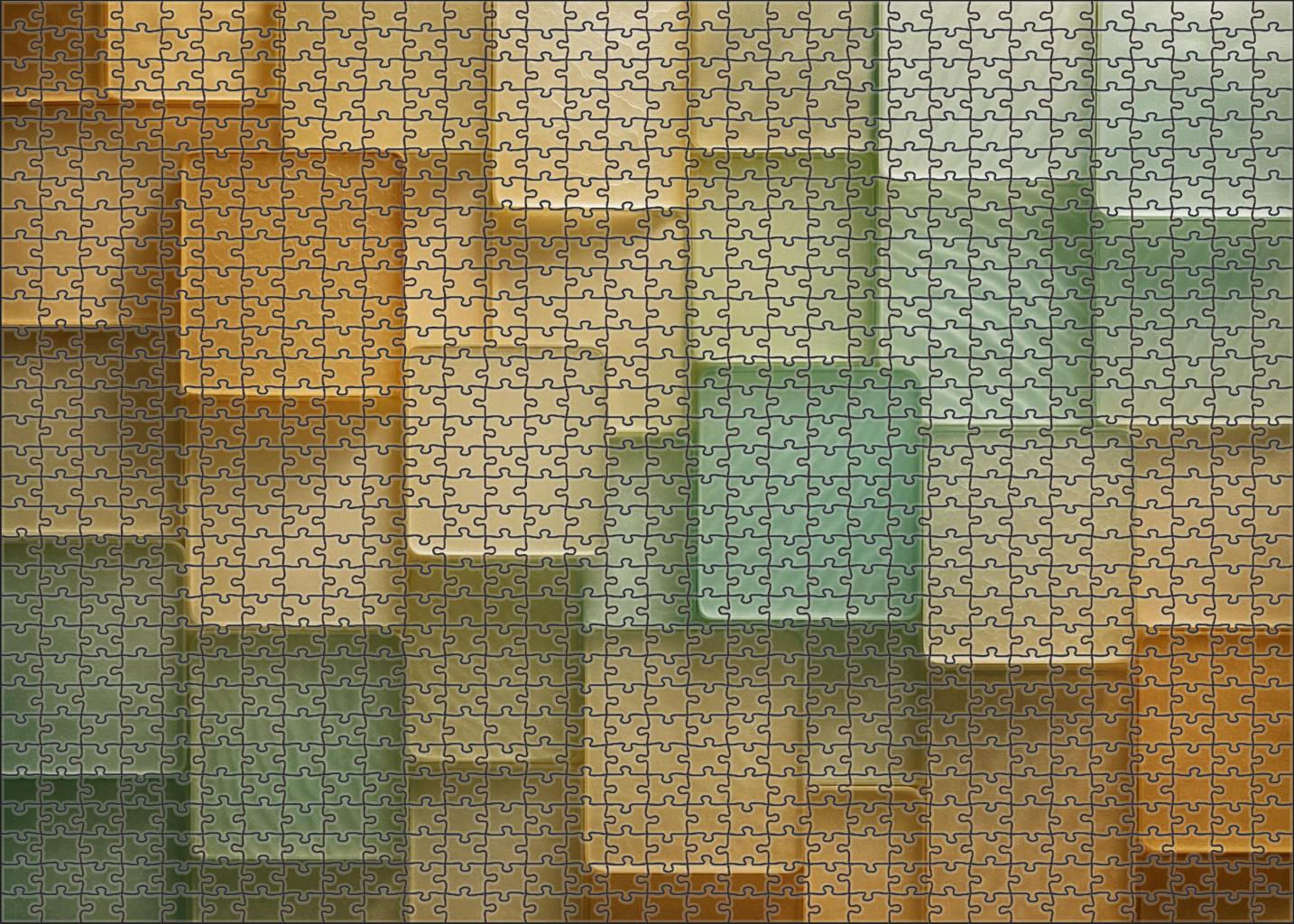 Temporal Mosaic Of Memory 20 Piece Puzzle