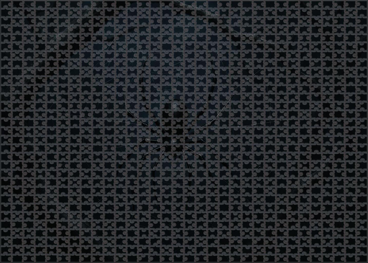 Obsidian Sprawler Nocturnal Arachnid With Glossy Jet-black Exoskeleton Mini Puzzle