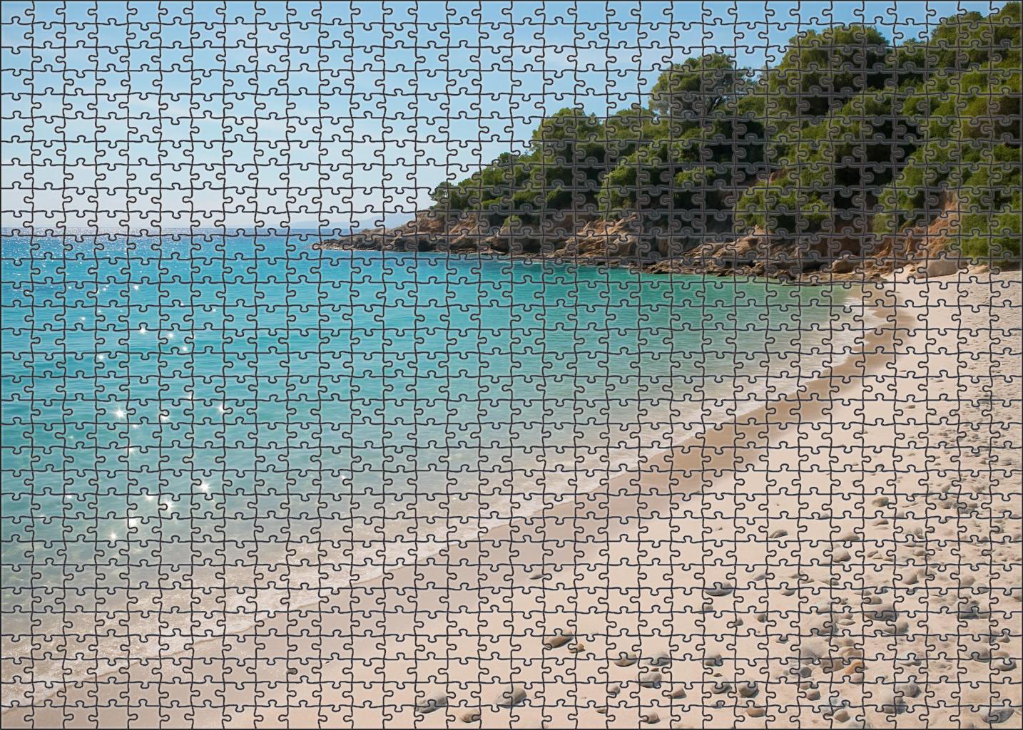 Silver Shore Serenity Large Format Puzzle