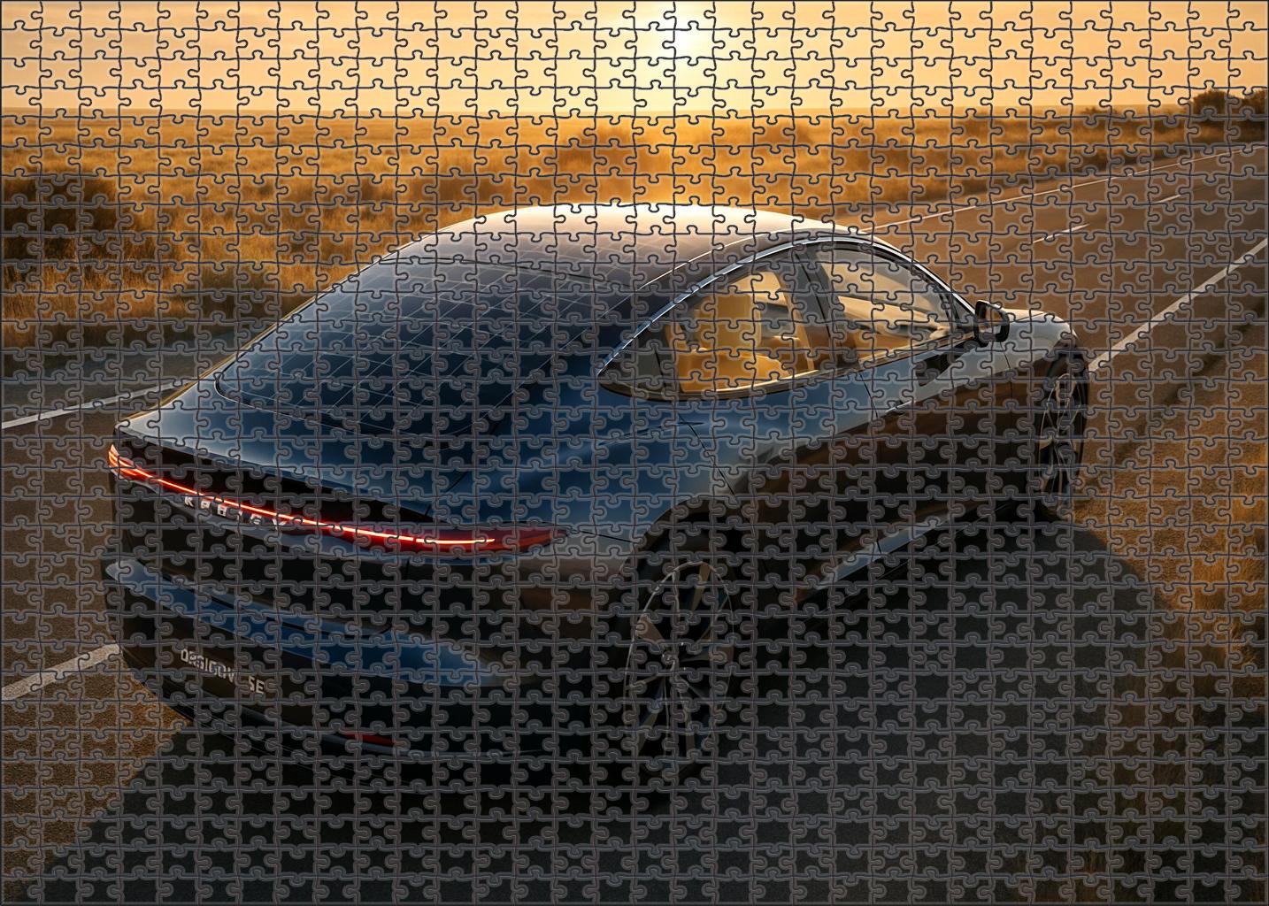 Helios Solstice Gt Solar-assisted Grand Touring Sedan Puzzle For Kids