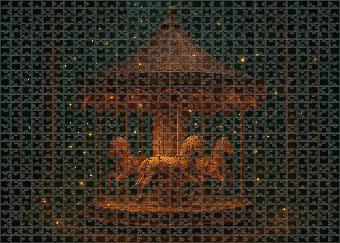 Glowworm Carousel 300 Piece Puzzle