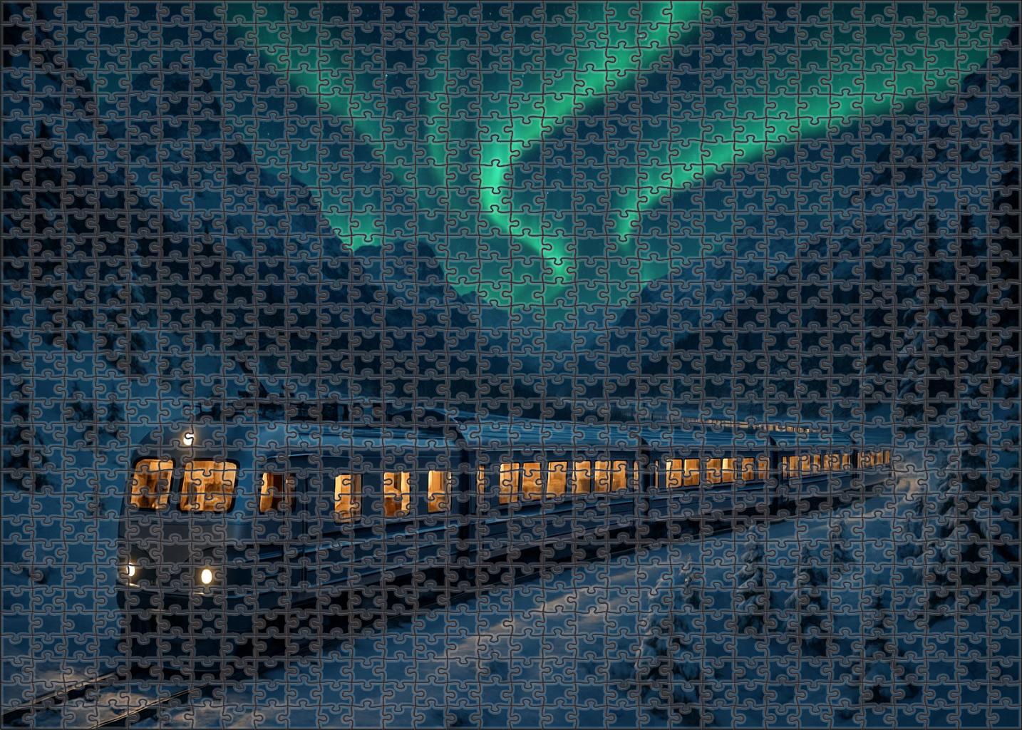 Sapphire Glacier Sleeper 20 Piece Puzzle