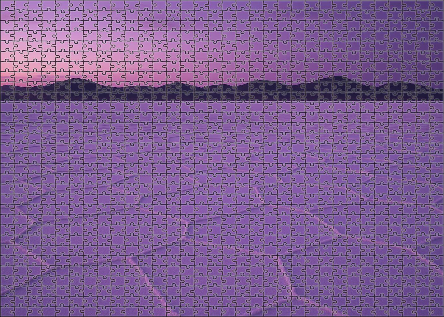 Twilight Salt Flats 1000 Piece Puzzle