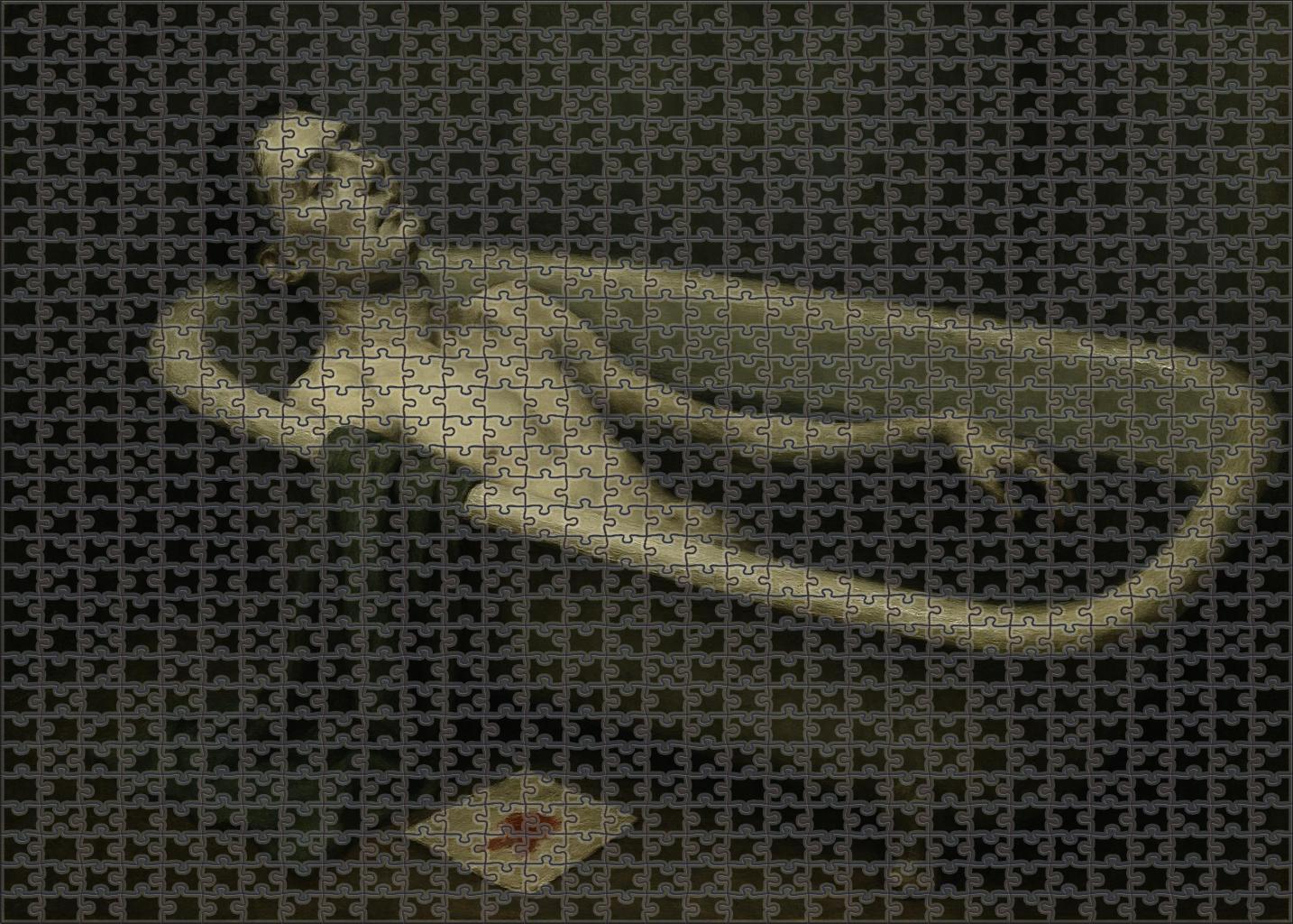 The Death Of Marat 50 Piece Puzzle