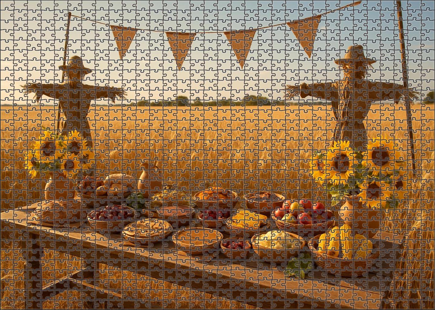 Golden Field Revelry 300 Piece Puzzle