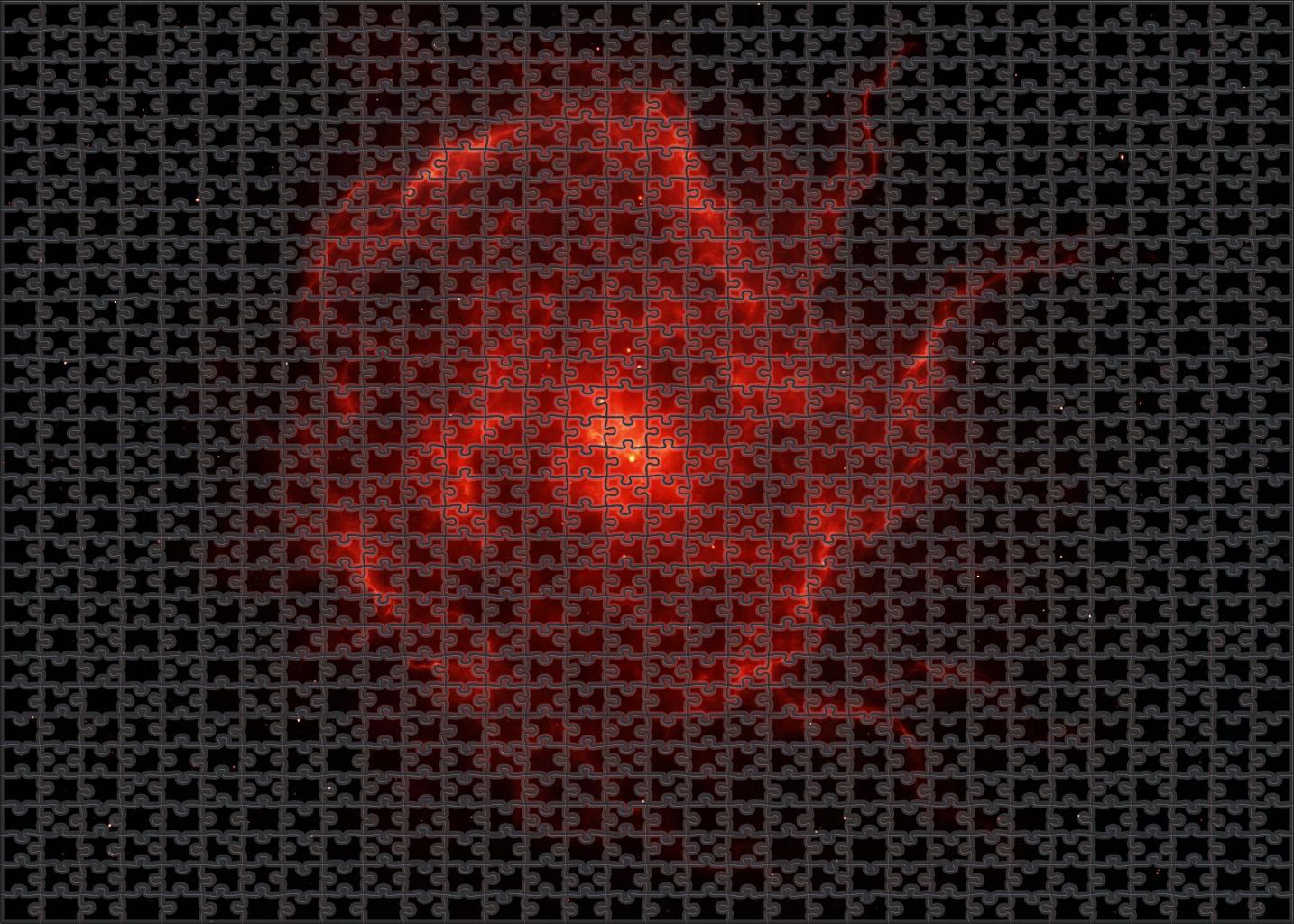 Crimson Supernova Cloud Easy Puzzles