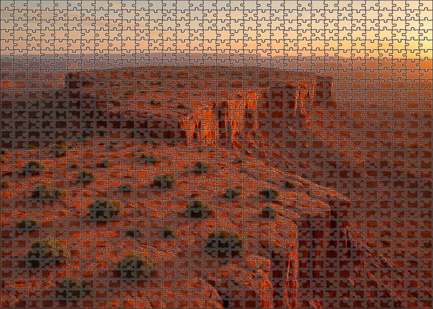 Crimson Mesa Vista Large Format Puzzle
