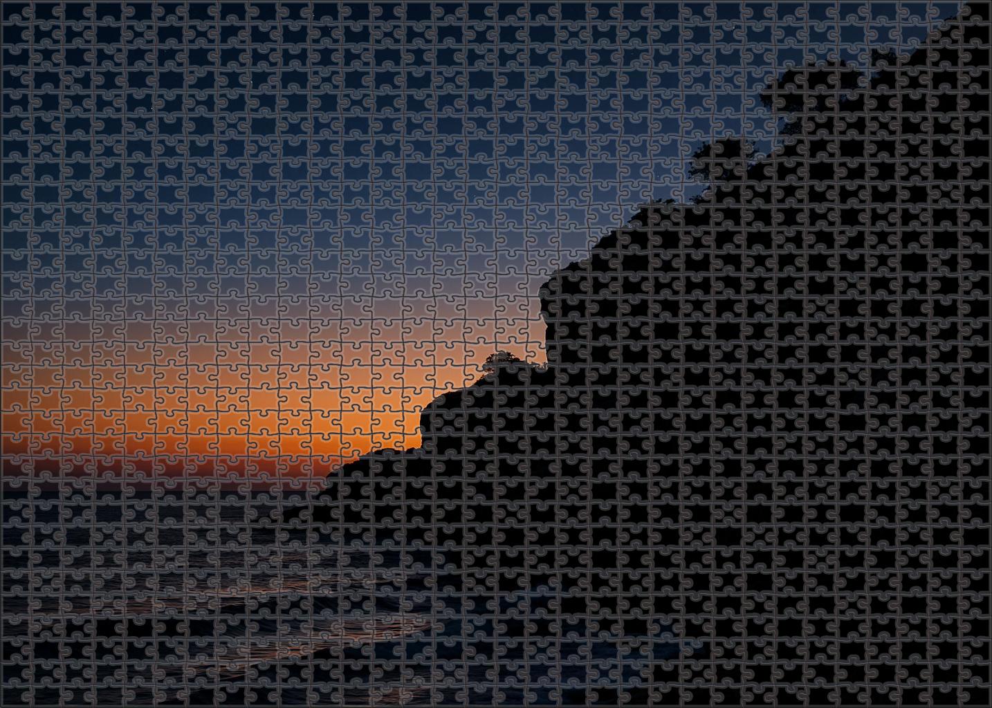 Twilight Coastal Promontory Puzzle Collection