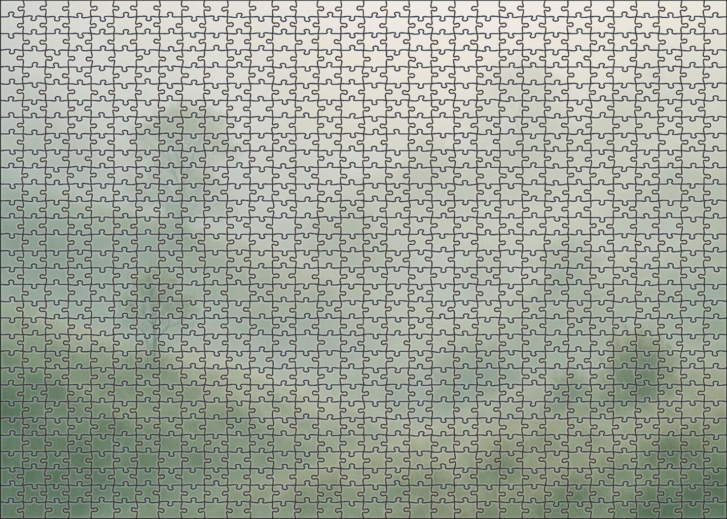 Serene Foggy Ridge Puzzle Fun