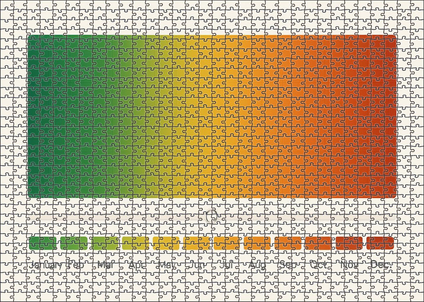Seasonal Vegetation Dynamics Chart Puzzle For Kids