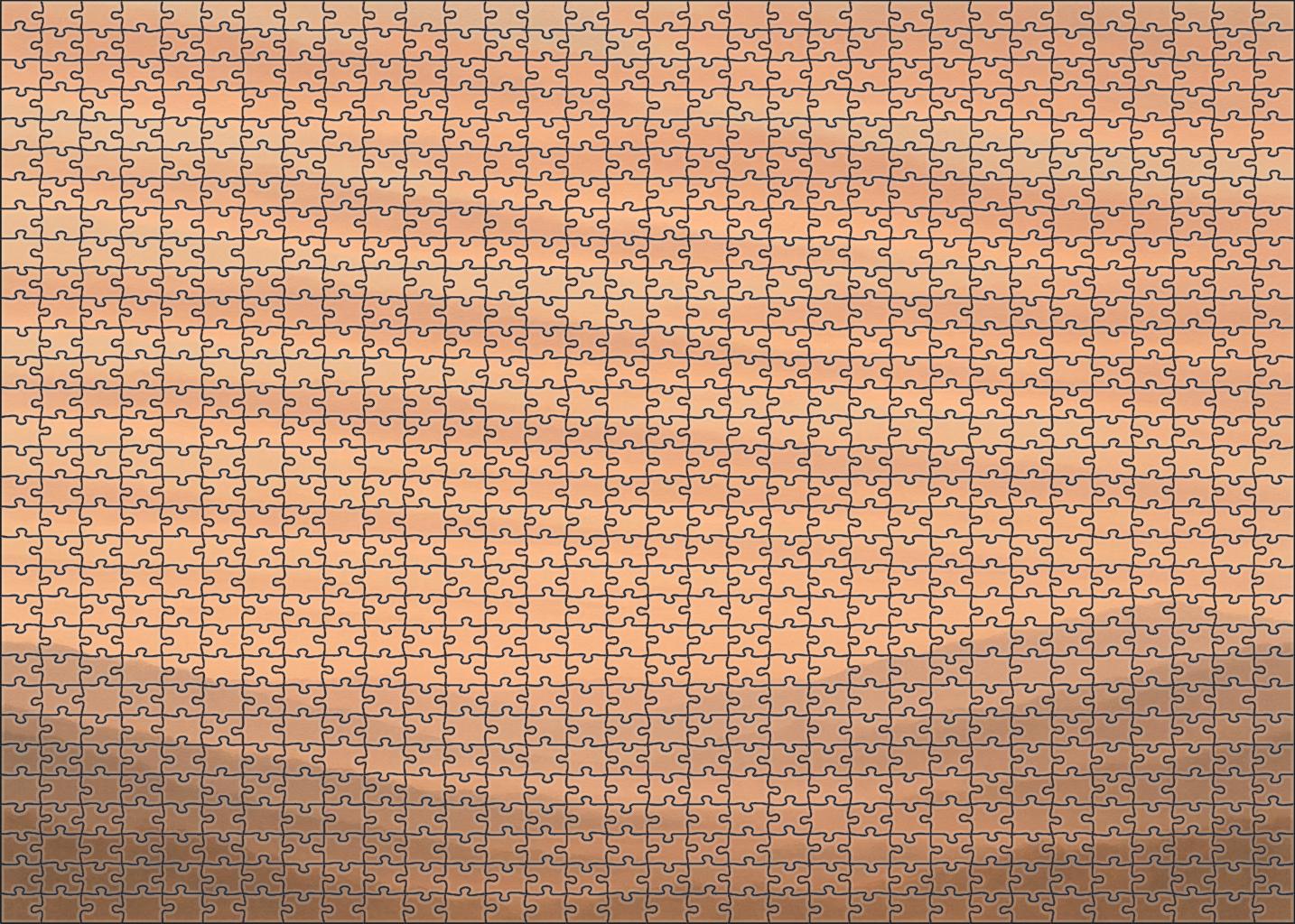 Peach Cloud Cascade Puzzle Collection
