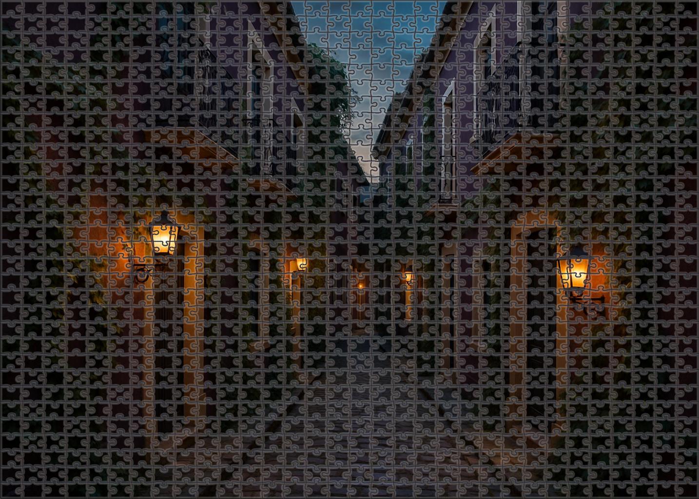 Plum Lantern Way 200 Piece Puzzle