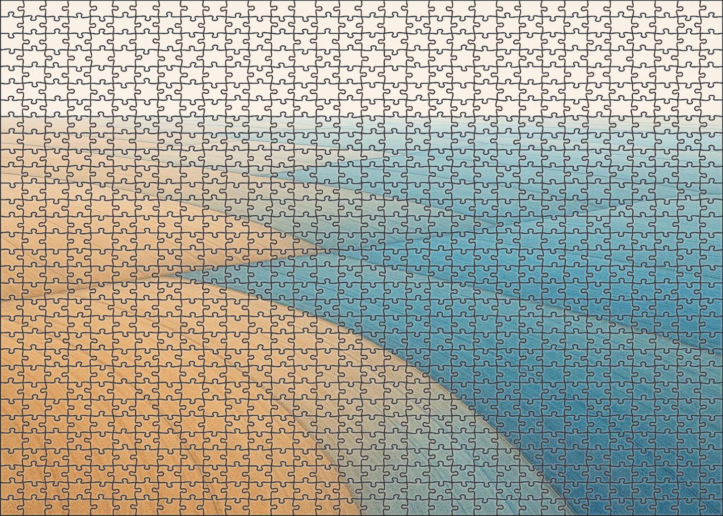 Agricultural Soil Moisture Gradient Map Challenging Puzzles