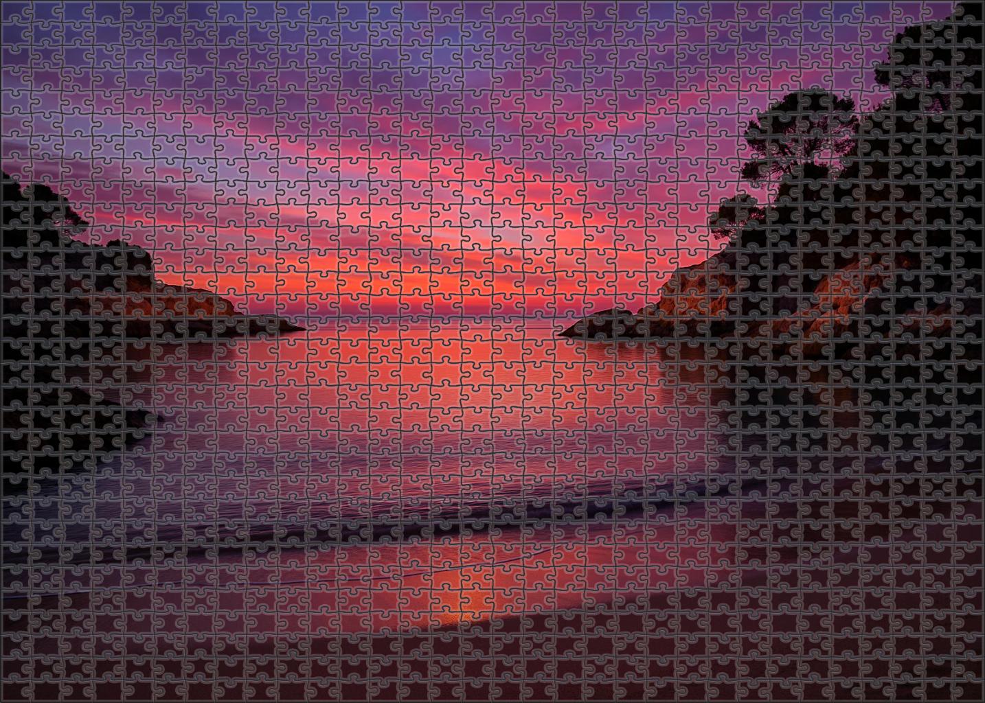 Twilight Harbor Cove 50 Piece Puzzle