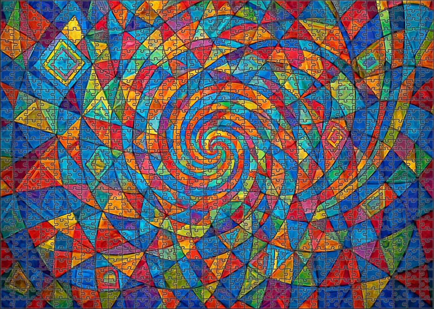Kaleidoscopic Mindscapes Puzzle For Kids
