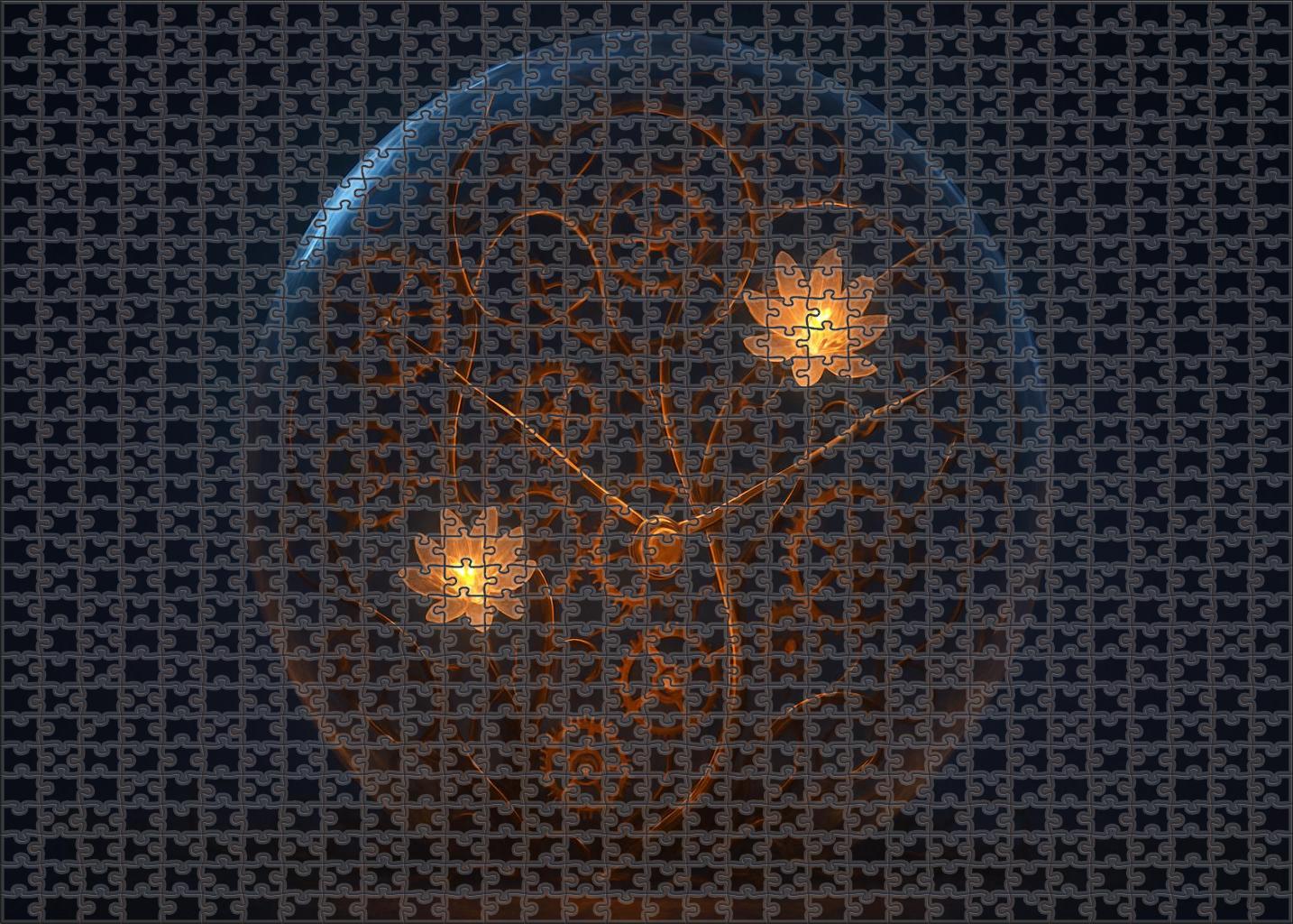 Clockwork Jungle In A Hollow Sphere 300 Piece Puzzle