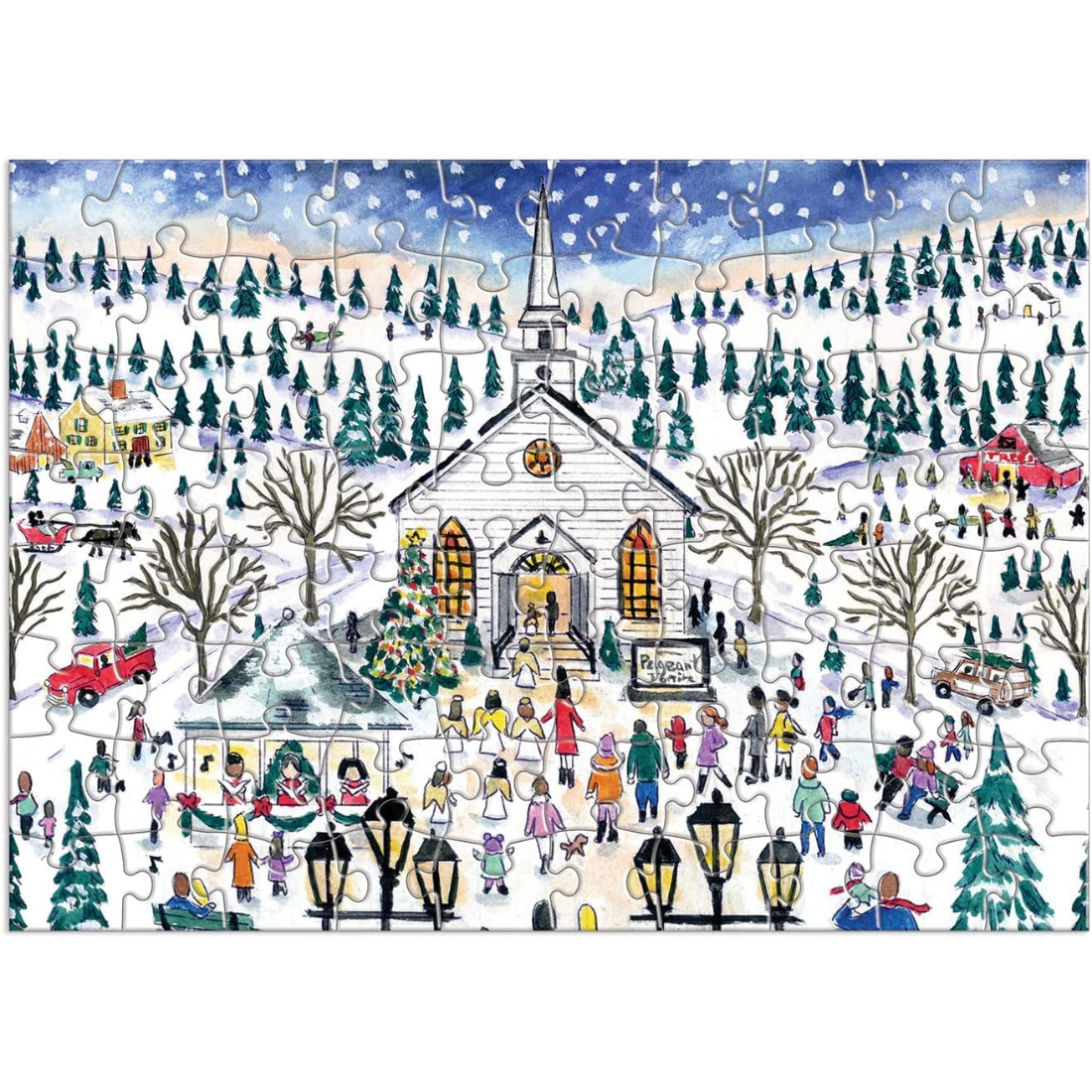 Winter Lights Christmas Countdown 12 Days of Puzzles