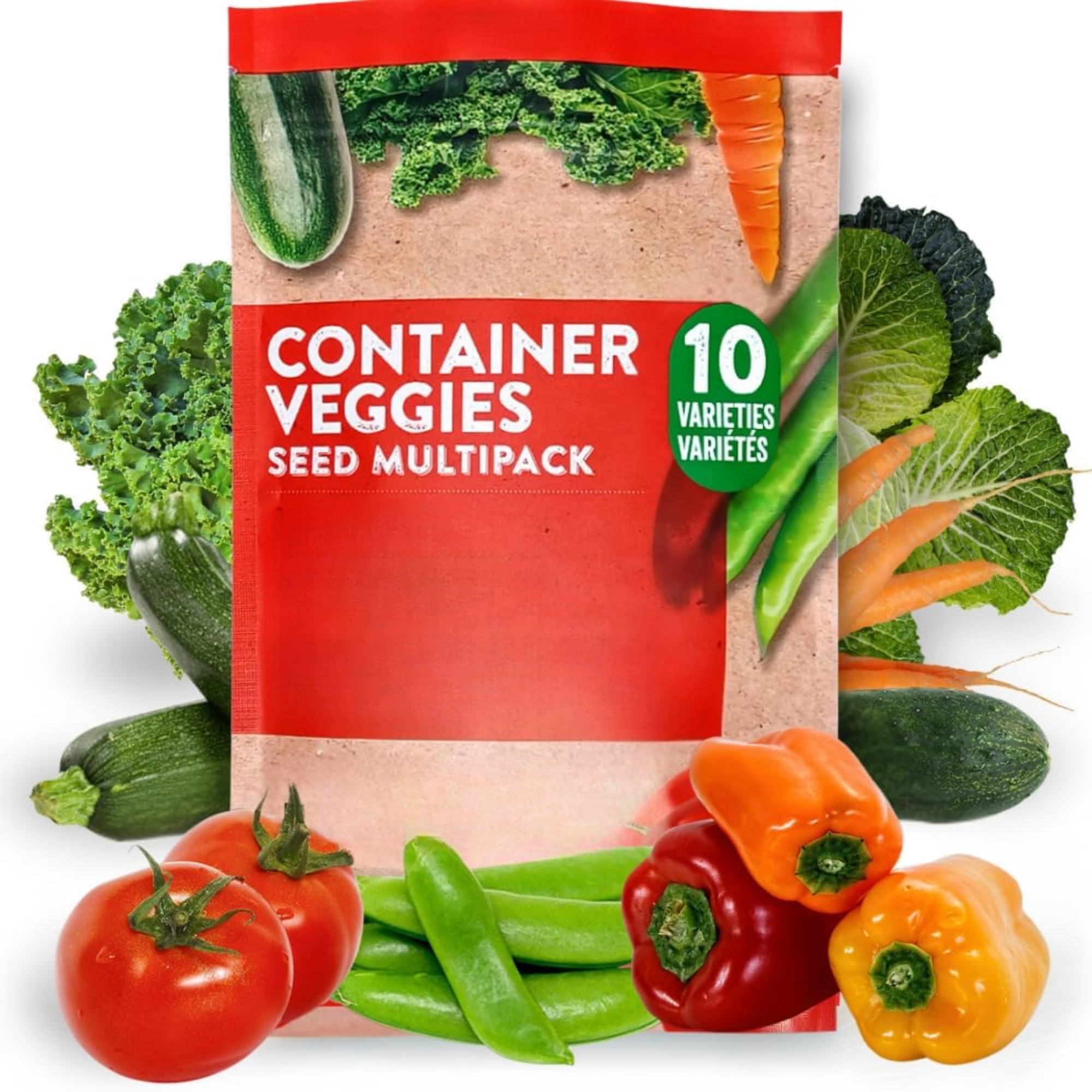 Seeds Pack of 6 Varieties of Heritage Tomato Seeds & Hot Peppers - Roma, Red Cherry, Scotia, Ghost Pepper (Bhut Jolokia), Habanero, Jalapeno Seeds