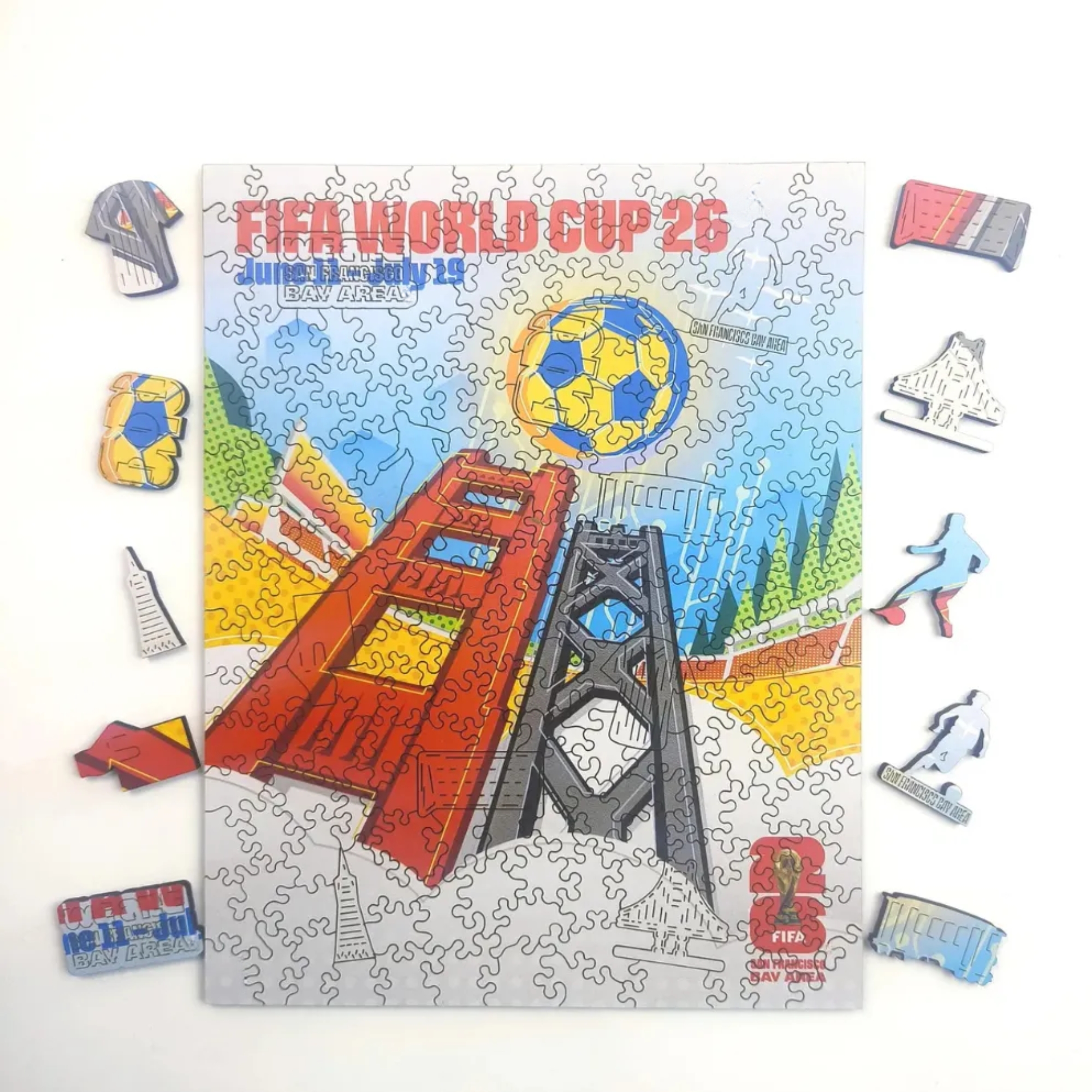FIFA World Cup 2026 San Francisco Official Wooden Puzzle