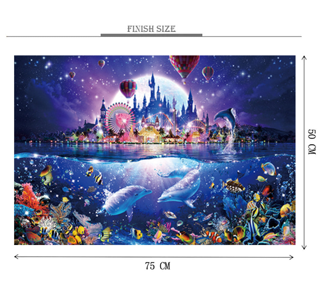 Dream Land Disney is Wooden 1000 Piece Jigsaw Puzzle Toy For Adults and Kids puzzle