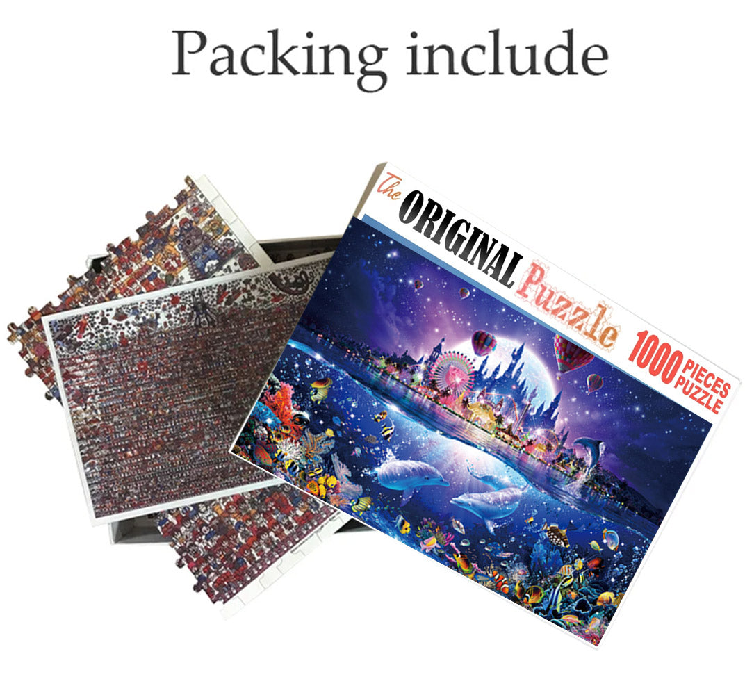 Dream Land Disney is Wooden 1000 Piece Jigsaw Puzzle Toy For Adults and Kids puzzle