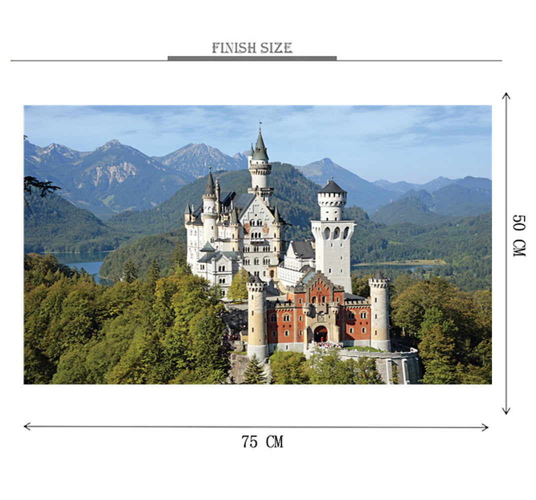 Castle in the Forest is Wooden 1000 Piece Jigsaw Puzzle Toy For Adults and Kids puzzle