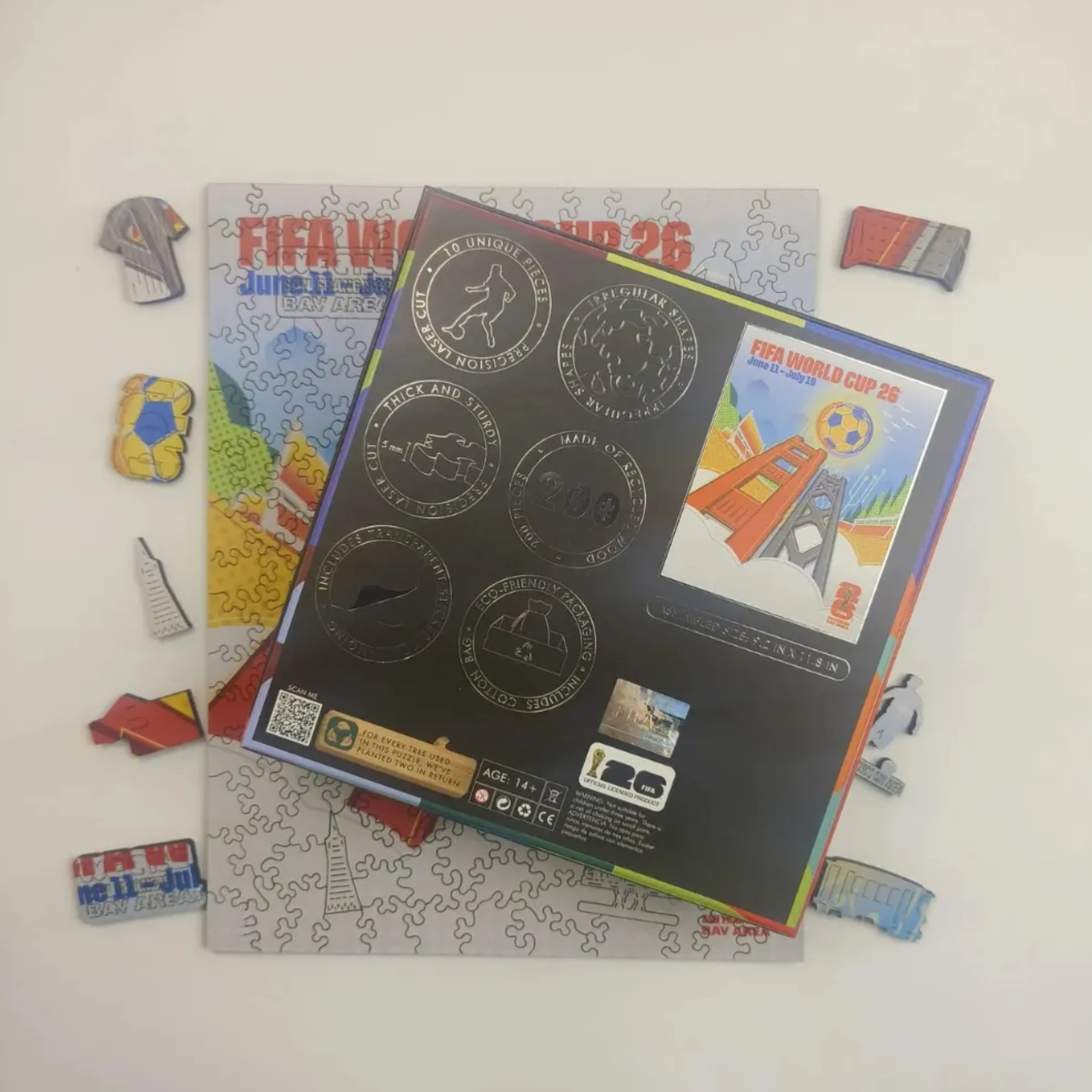 FIFA World Cup 2026 San Francisco Official Wooden Puzzle