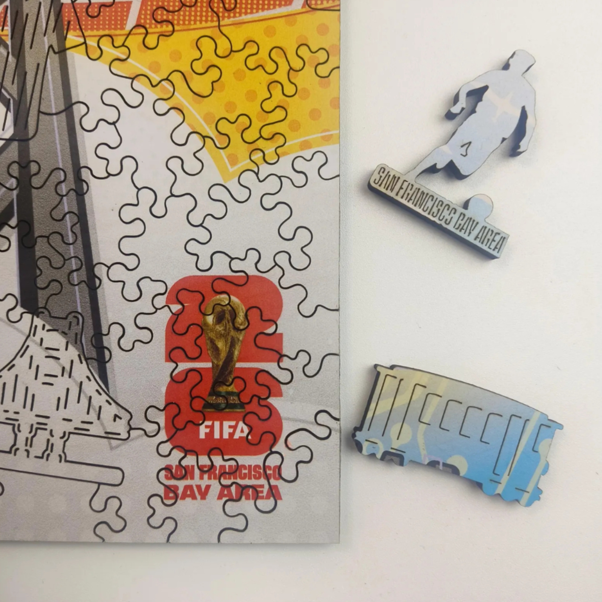 FIFA World Cup 2026 San Francisco Official Wooden Puzzle