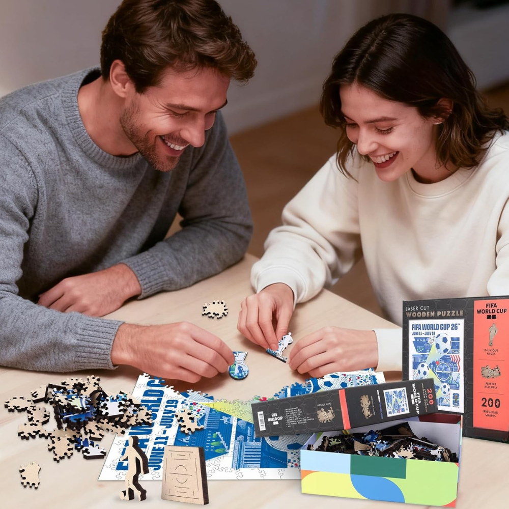 FIFA World Cup 2026 Philadelphia Poster Wooden Puzzle for Adult