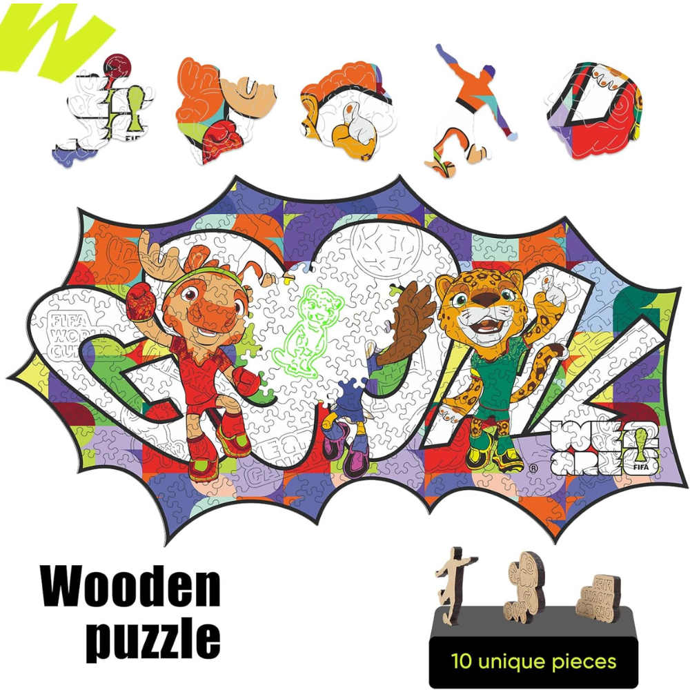 FIFA World Cup 2026 Wooden Jigsaw Puzzle Pack Of 200 Pieces
