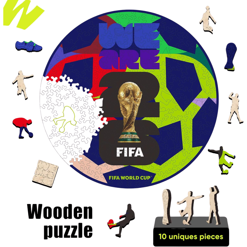 Pack Of 200 Fifa 2026 World Cup Wooden Puzzle For Adults 