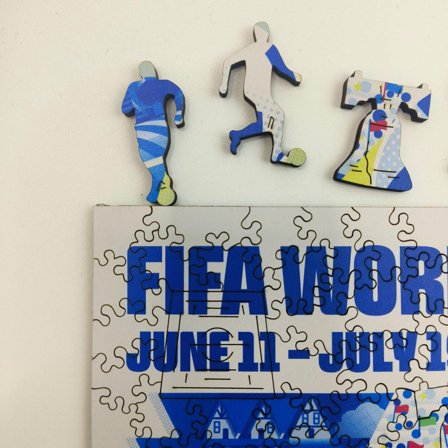 FIFA World Cup 2026 Philadelphia Wooden Puzzle 200 Pieces Set