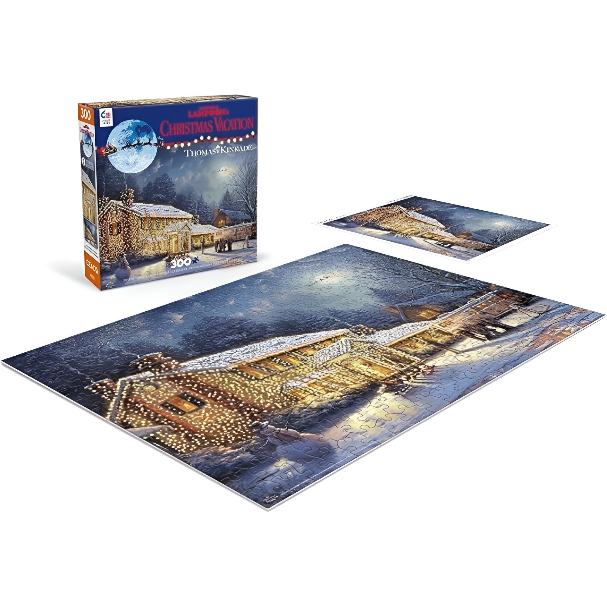 Holiday Movies Xmas 300 Piece Jigsaw Puzzle