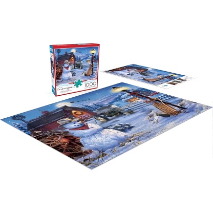 Country Christmas 1000 Piece Jigsaw Puzzle For Adults