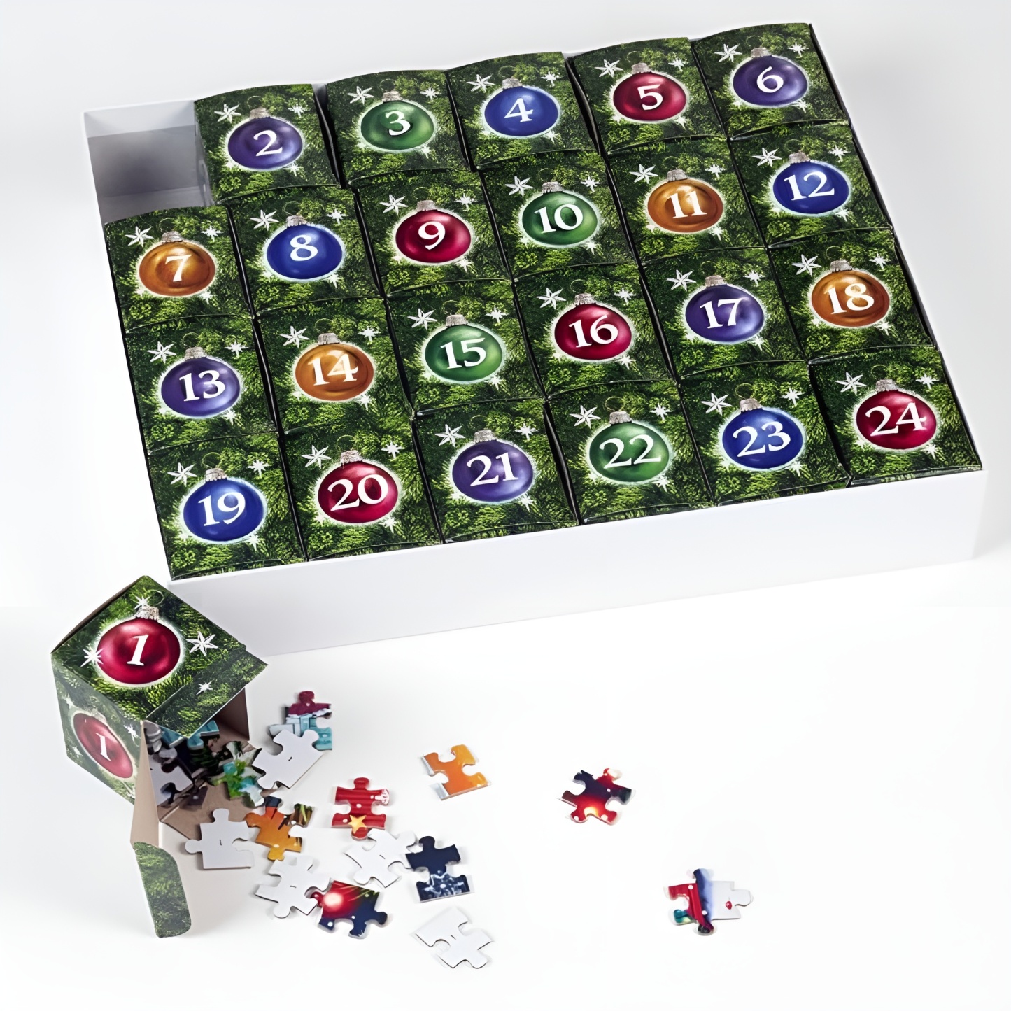 Festive Christmas 1000 Piece Advent Calendar Jigsaw Puzzle
