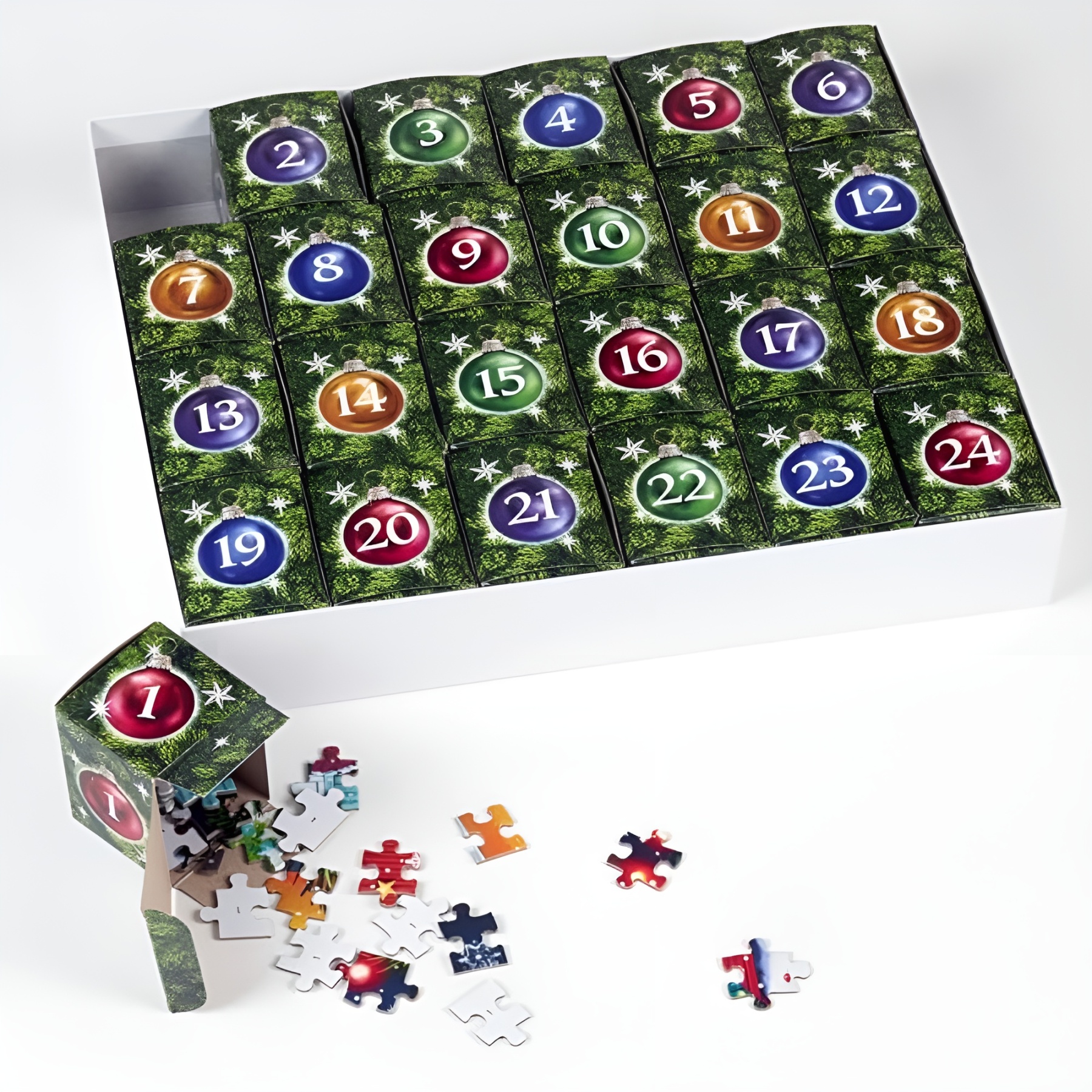 Festive Christmas 1000 Piece Advent Calendar Jigsaw Puzzle