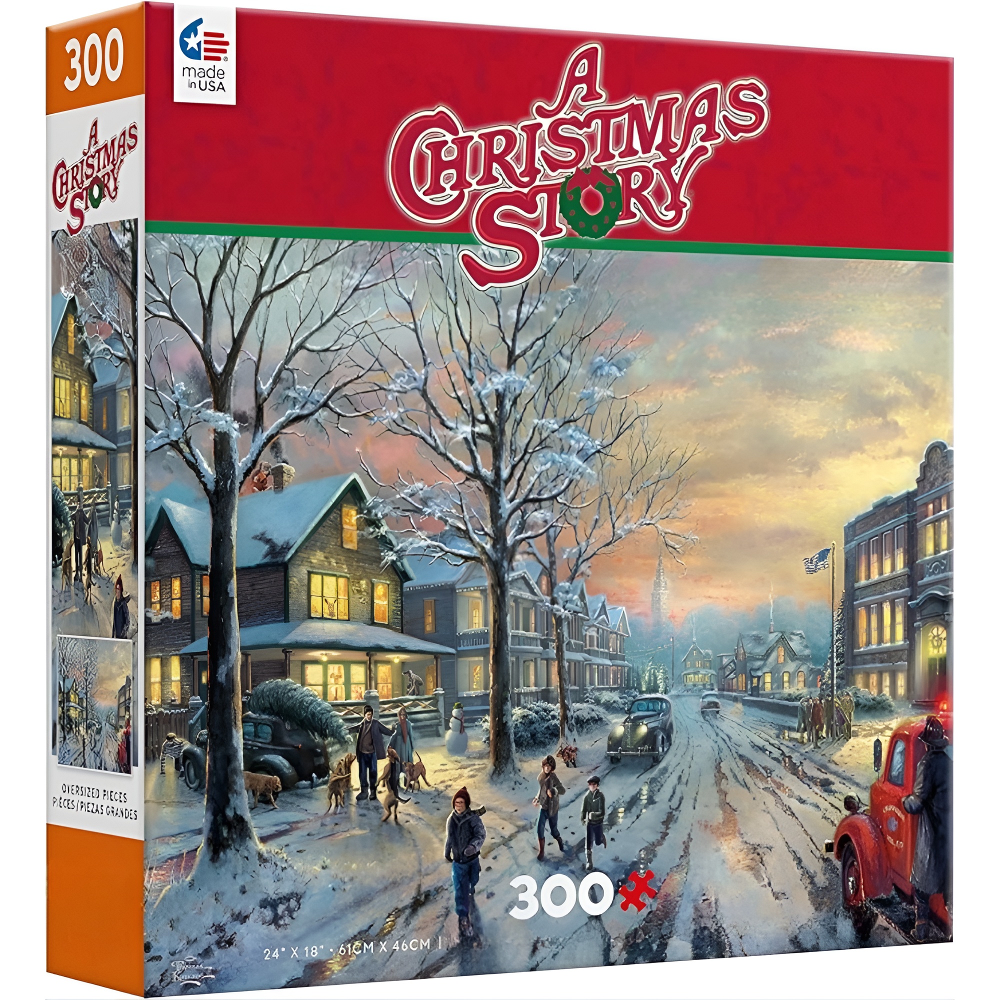 300 Piece Christmas Movie Street Jigsaw Puzzle