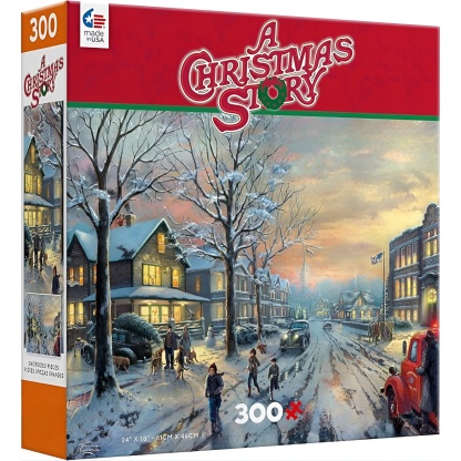 300 Piece Christmas Movie Street Jigsaw Puzzle