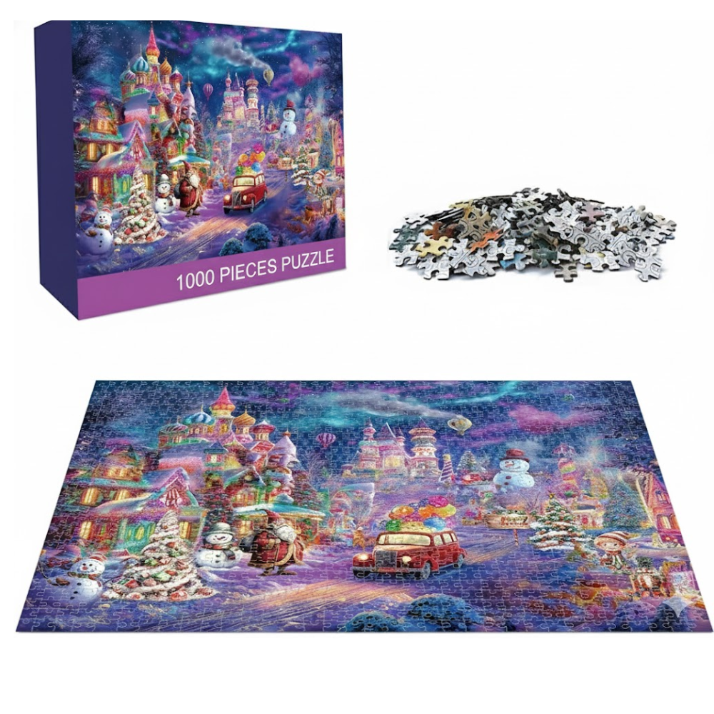 Christmas Castle 1000 Piece Jigsaw Puzzle