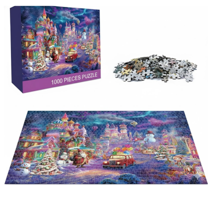 Christmas Castle 1000 Piece Jigsaw Puzzle