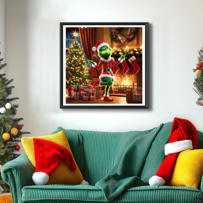 Christmas Fireplace And Tree 500 Piece Seasonal Jigsaw Puzzle