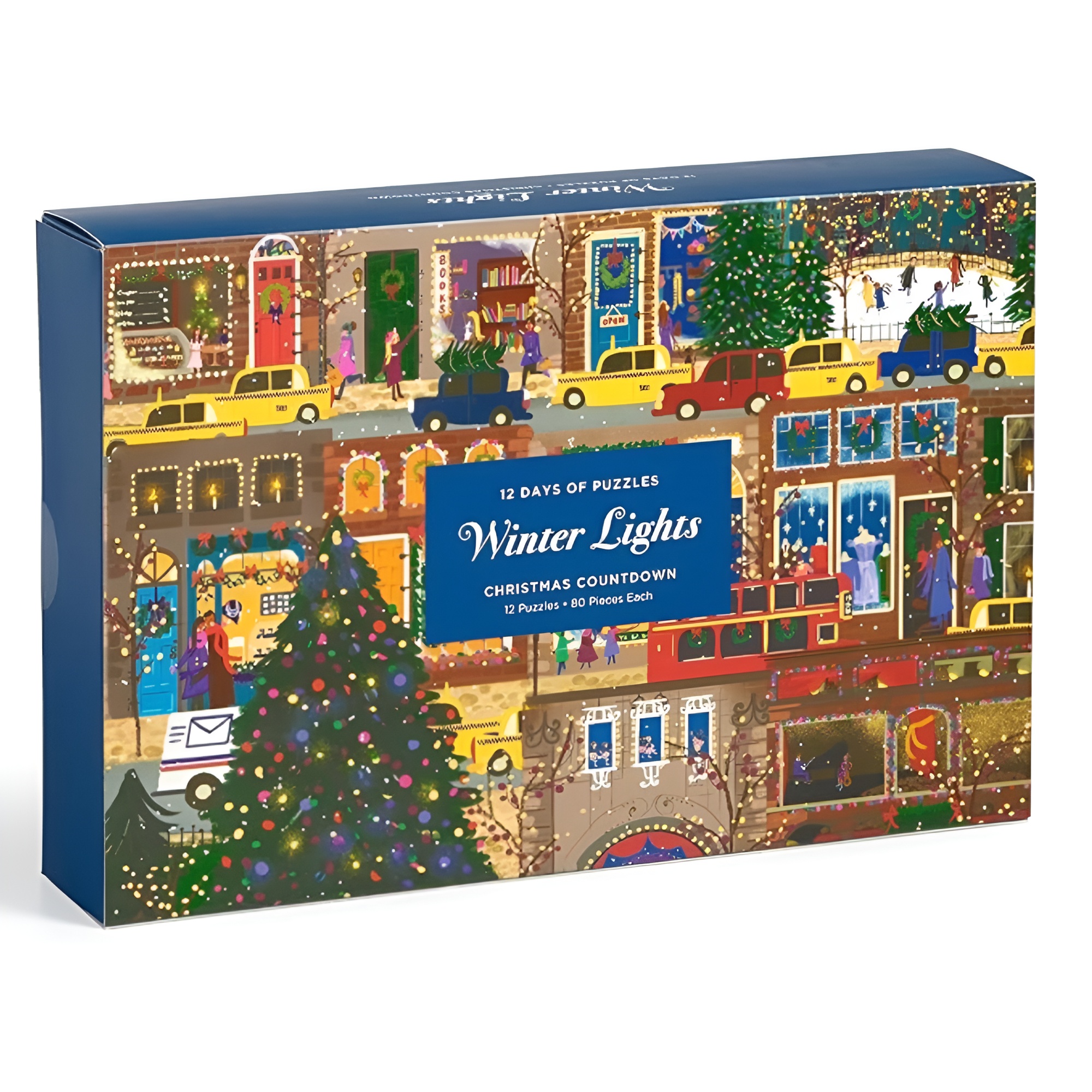Winter Lights Christmas Countdown 12 Days of Puzzles