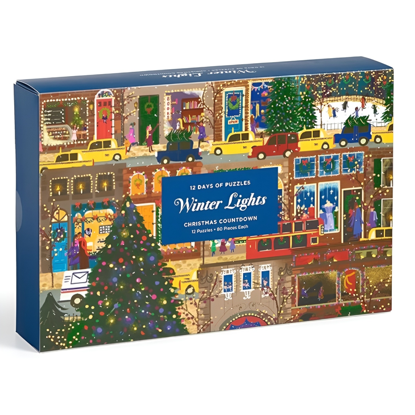 Winter Lights Christmas Countdown 12 Days of Puzzles